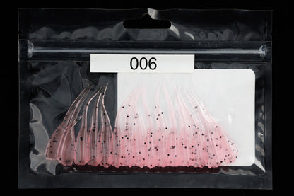 Pink with Black Flake Brush-Walker Crappie Lure