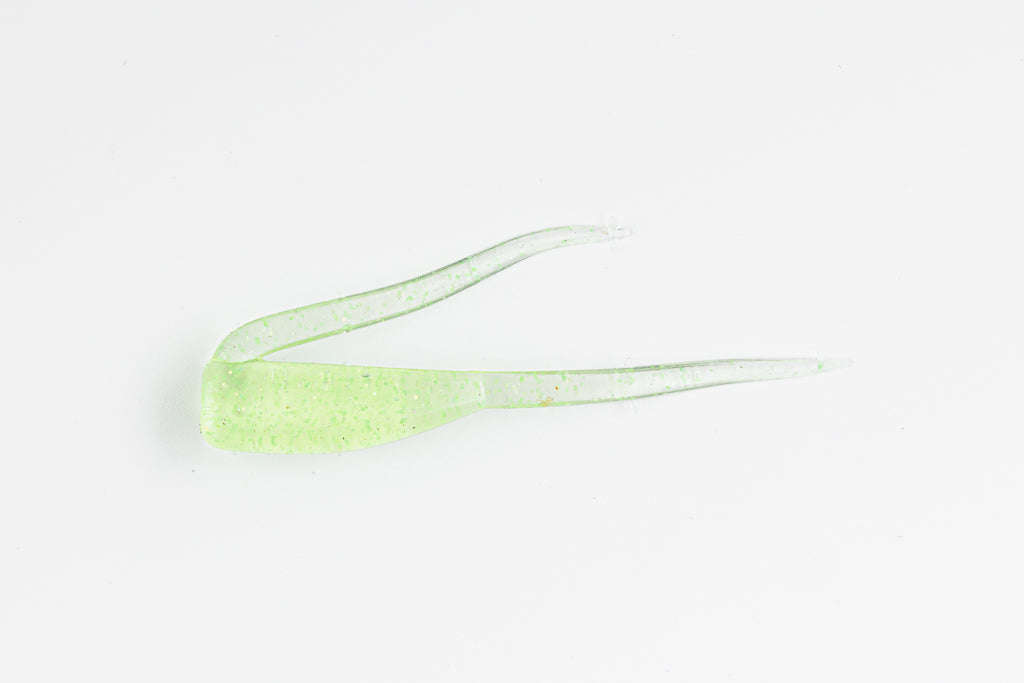 Chartreuse Brush-Walker Crappie Lure