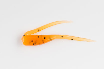 Orange with Black Flake Brush-Walker Crappie Lure