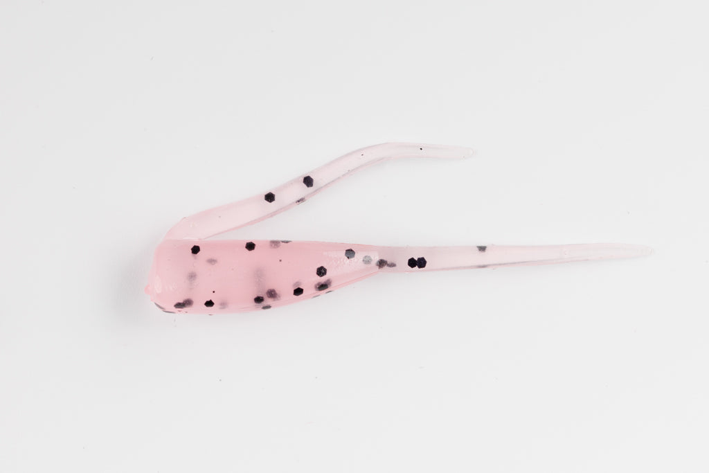 Pink with Black Flake Brush-Walker Crappie Lure